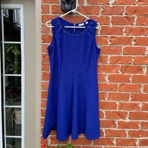 Knee length a line dress